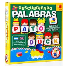 DESCUBRIENDO PALABRAS JUEGO DIDÁCTICO ESPAÑO INGLÉS RUIBAL